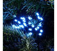 Edit 17.92M Ice Blue LED Multi-Function String Lights - Green Cable - 240 Lights