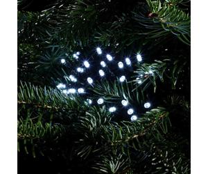 Edit 26.92M White LED Multi-Function String Lights - Green Cable - 360 Lights