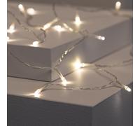 Edit 5m Solar Warm White LED String Light - Clear
