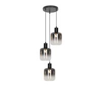 Edit Adam 3 Light Cluster Ceiling Pendant - Black