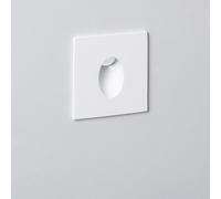 Edit Blake Warm White LED Recessed Wall Light - White