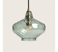 Edit Blas Glass Ceiling Pendant Light - Olive Green