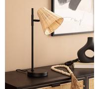 Edit Cesto Rattan Table Lamp Black