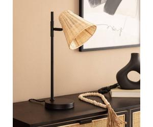 Edit Cesto Rattan Table Lamp Black