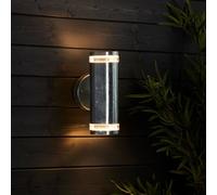 Edit Coastal Glacier Outdoor Up & Down Wall Light Galvanised Steel