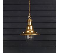 Edit Coastal Harbour Outdoor Pendant Porch Lantern - Brass