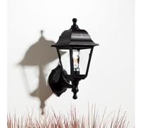 Edit Coastal Sennen Outdoor Lantern Wall Light - Black