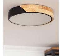 Edit Dari Round 18W Selectable Led Flush Ceiling Light Black