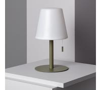 Edit Lighting Edit Epinay Aluminium Portable Outdoor LED Table Lamp With Rechargeable Battery In Forest Green Finish