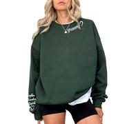 Edit Gift Women's Minimalist Custom Embroidered Mama Sweatshirt with Kids Name on Sleeve, Personalized Mom Sweatshirt, XS-5XL, Granny