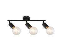 Edit Lamar 3 Light Ceiling Spotlight Bar - Matt Black
