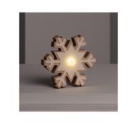 Edit Lighting Battery Operated LED Snowflake Light - Natural