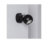 Edit Lighting Edit Ates Single Ceiling Spotlight Fitting in Black Finish