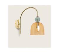 Edit Baudelaire Glass Plug In Wall Light - Amber & Green
