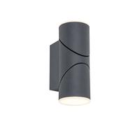 Edit Lighting Edit Belfast LED Outdoor Up & Down Wall Fitting In Anthracite Finish
