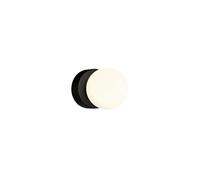 Edit Lighting Edit Bravo Single Light Bathroom Wall Fitting In Black and White Finish