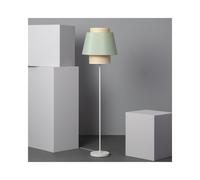 Edit Lighting Edit Chulu Single Light Rattan Floor Lamp In Green Finish