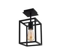 Edit Lighting Edit Crate Semi-Flush Ceiling Light In Black Finish