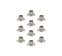 Edit Lighting Edit Deep Pack of 10 Aluminium Recessed Fixed Downlight in White Finish