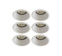 Edit Lighting Edit Deep Recessed Fixed Downlight - Pack of 6 - White
