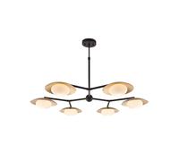 Edit Lighting Edit Franklin 6 Light Chandelier Fitting in Dark Bronze Finish