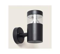 Edit Lighting Edit Iluzzia Inti Stainless Steel 6W Cool White LED Outdoor Wall Light In Black Finish