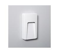 Edit Lighting Edit Joy LED Rectangular Outdoor Flush Wall Light In White Finish