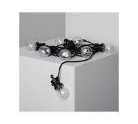 Edit Lighting Edit Kepler 7m LED Solar Festoons With 8 Lights On A Black Cable