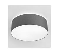 Edit Lighting Edit Large Cameron Flush Ceiling Light In Grey Finish
