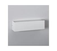 Edit Lighting Edit Lena Outdoor 10W Warm White LED Up & Down Wall Light In White Finish