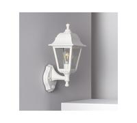 Edit Lighting Edit Mini Villa Outdoor Lantern Wall Light with PIR Sensor in White Finish
