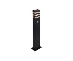 Edit Lighting Edit Rio Single Light Outdoor Bollard Light with PIR Sensor In Black Finish