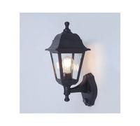 Edit Coastal Sennen Outdoor Lantern Wall Light with Dusk to Dawn Sensor - Black