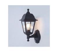 Edit Coastal Sennen Outdoor Lantern Wall Light with PIR Sensor - Black