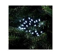 Edit Lighting Edit Set Of 120 White LED Multi-Function String Lights With Green Cable