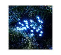 Edit Lighting Edit Set Of 240 Ice Blue LED Multi-Function String Lights With Green Cable