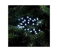 Edit Lighting Edit Set Of 720 White LED Multi-Function String Lights With Green Cable