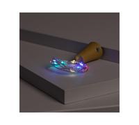 Edit Lighting Edit Solar LED String Light for Bottle In With Multi Coloured LED's
