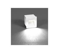 Edit Lighting Edit Step Outdoor LED Recessed Wall Fitting In White Finish