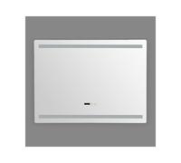 Edit Lighting Edit Tahiti Anti Fog Warm White LED Bathroom Mirror Light With Time Display