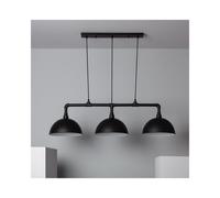 Edit Lighting Edit Tuai 3 Light Bar Ceiling Pendant In Black Finish