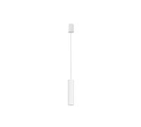 Edit Lighting Edit Tube Ceiling Pendant Light In White Finish