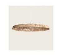 Edit Lighting Edit Yokho Single Light Ceiling Pendant In Natural Rattan Finish