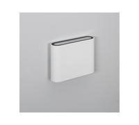 Edit Zeus Edit 6W Outdoor Up and Down Square LED Wall Light - White