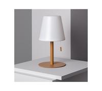 Edit Lighting Epinay USB Rechargeable LED Outdoor Table Lamp in Caramel Finish