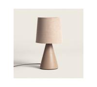 Edit Lighting Lena Ceramic Table Lamp In Brown Finish