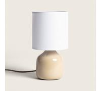 Edit Lighting Maya Ceramic Table Lamp In Camel Finish