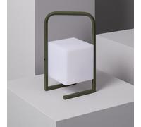 Edit Mkono Cube USB Rechargeable LED Outdoor Table Lamp - Green