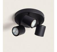 Edit New Hampshire 3 Light Spotlight Plate Black