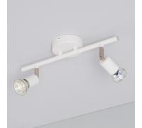 Edit Oasis 2 Light Ceiling Spotlight Bar - White